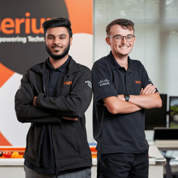 Shiraz Javed and Ryan Parker standing next to each other